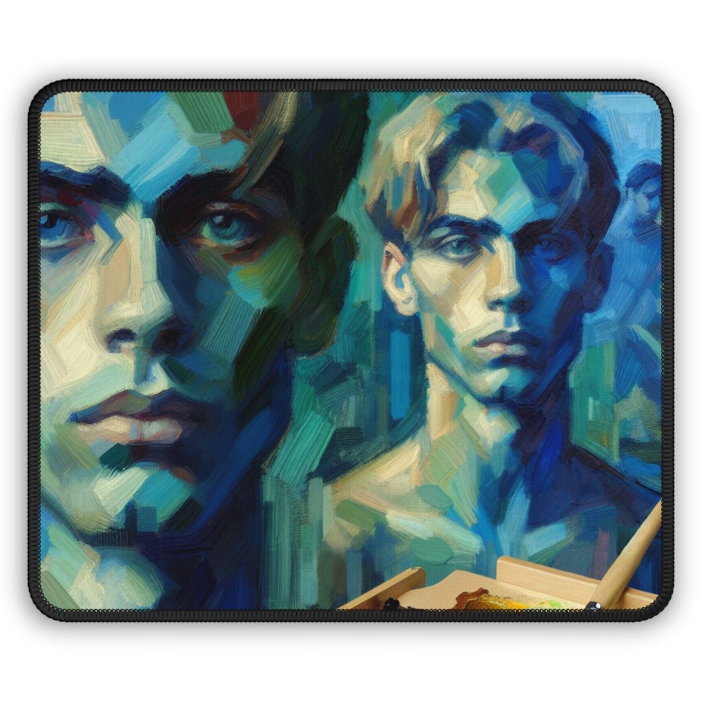 "Mirada calmante" - The Alien Gaming Mouse Pad Estilo expresionista