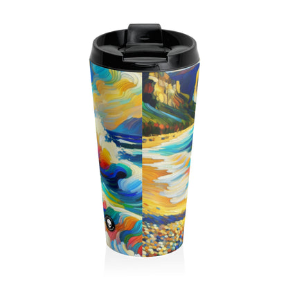 "The Fauvist Shore" - The Alien Stainless Steel Travel Mug Fauvism