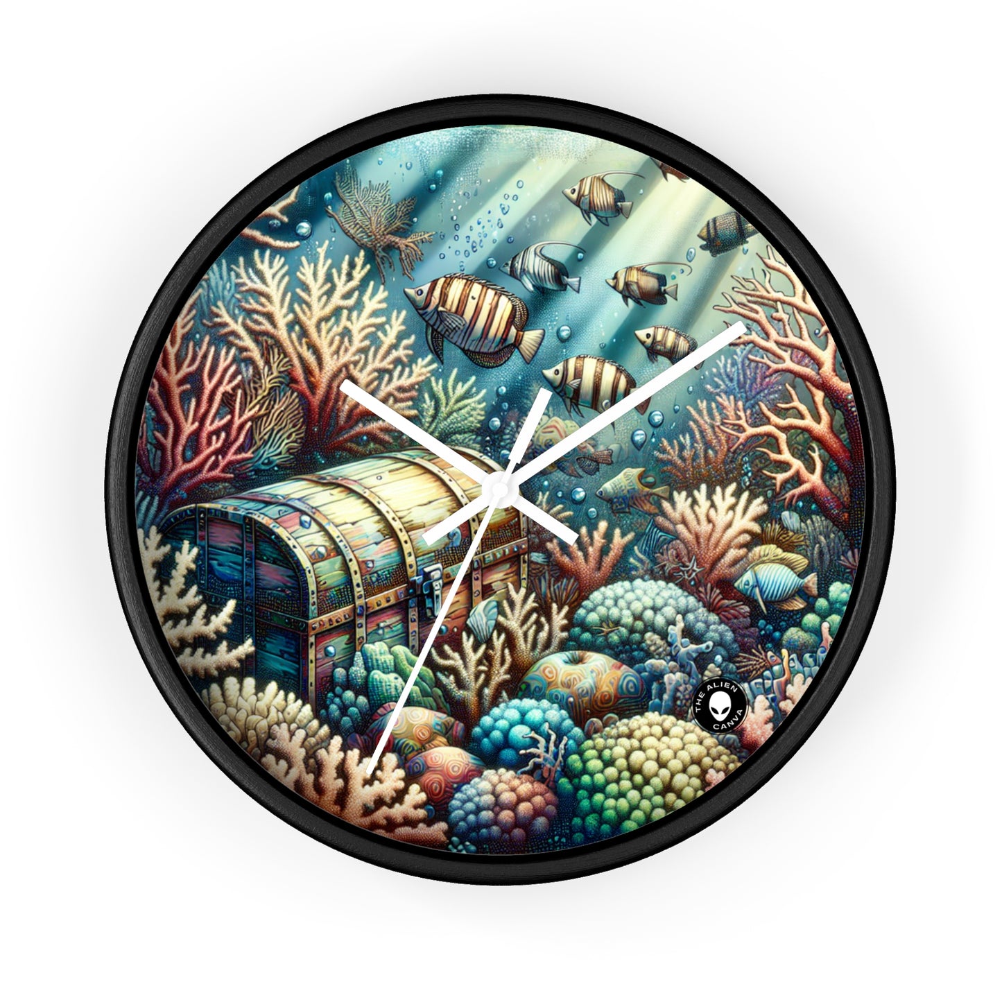 "Underwater Wonderland" - The Alien Wall Clock