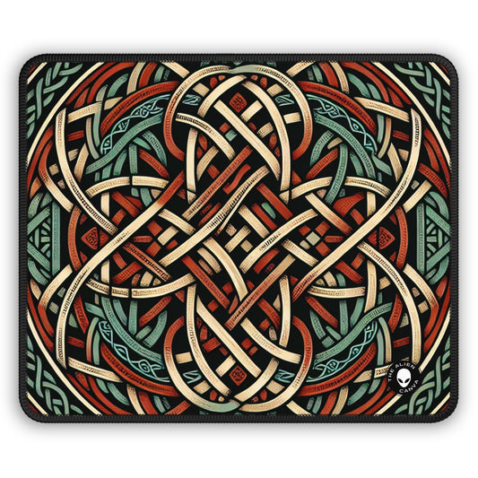 "Majestic Celtic Vision : une œuvre d'art fascinante inspirée des falaises de Moher" - The Alien Gaming Mouse Pad Celtic Art