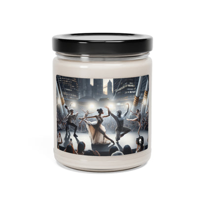 "Seasonal Elements: A Dynamic Performance Art Piece" - The Alien Scented Soy Candle 9oz Performance Art