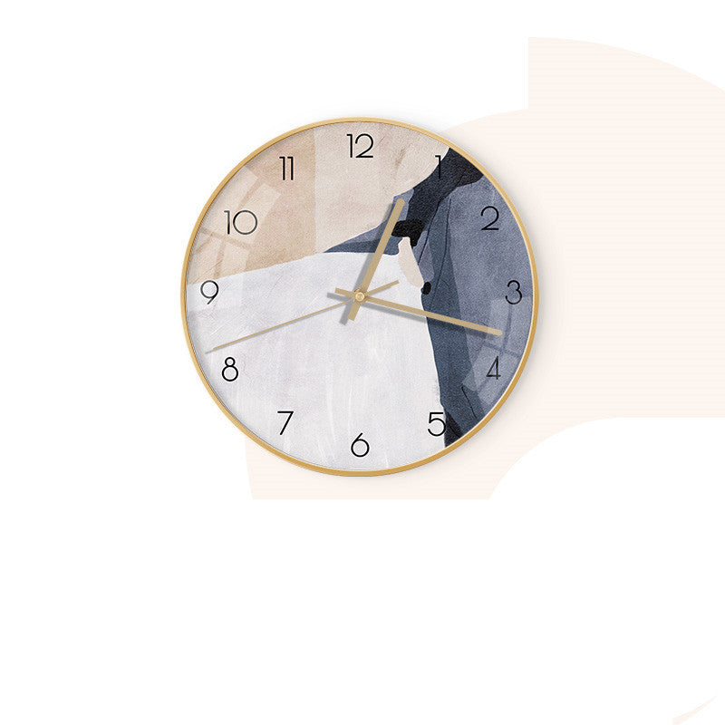 Poor Style Modern Abstract Restaurant Wall Clock