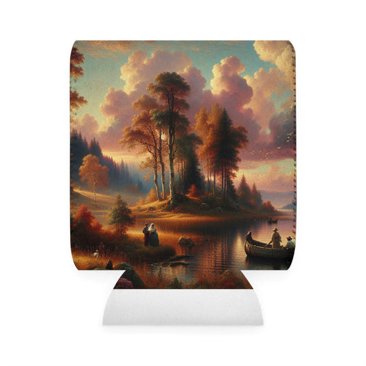 "Whispers of Love in the Enchanted Forest" - The Alien Can Cooler Sleeve Romanticism