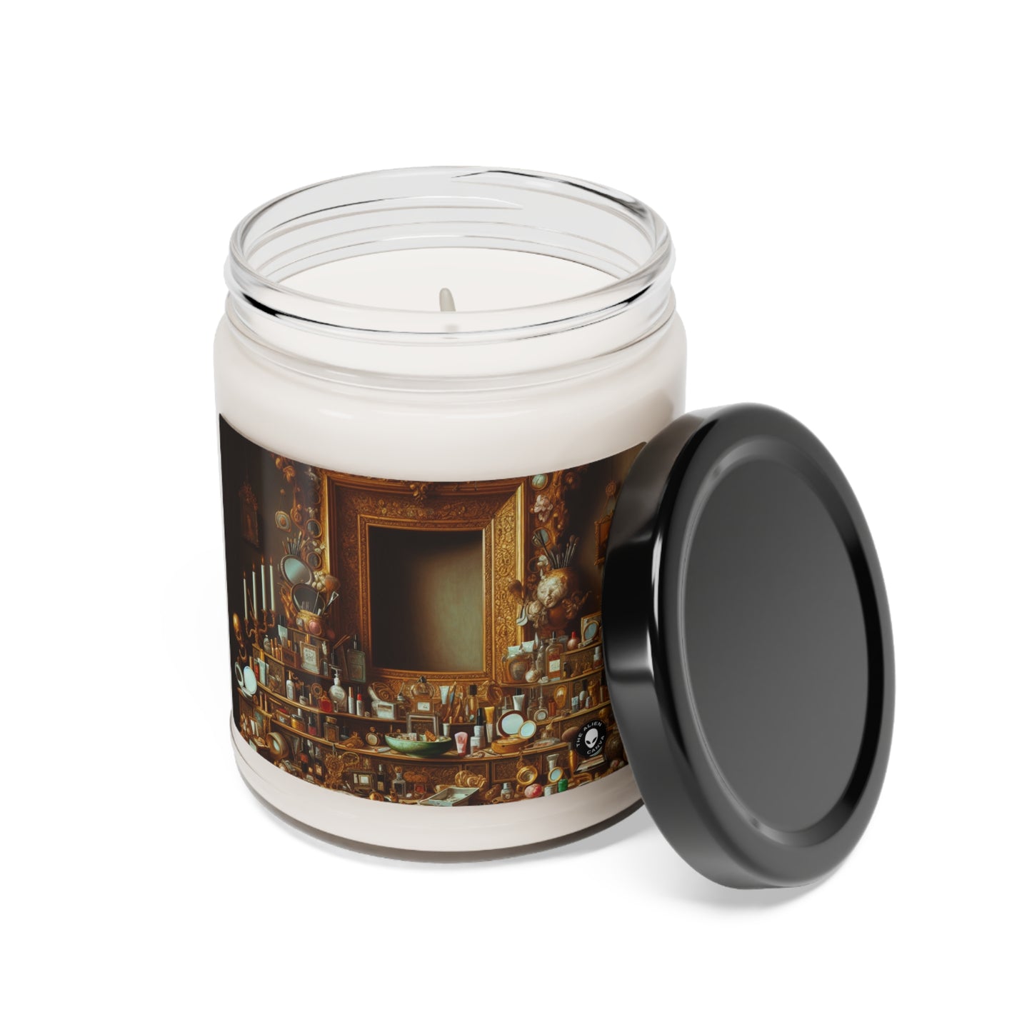 "The Vanity of Luxury: A Modernized Vanitas" - The Alien Scented Soy Candle 9oz Vanitas Painting