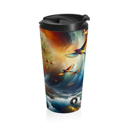 "Ocean Tree of Dreams" - The Alien Stainless Steel Travel Mug