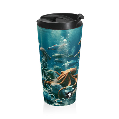 "Tea Time in the Deep Blue Sea" - The Alien Stainless Steel Travel Mug