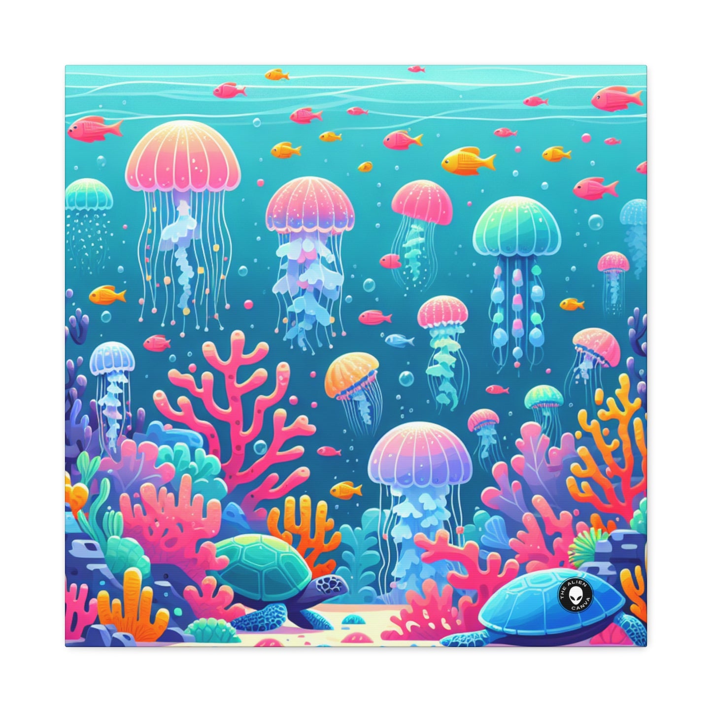 "Enchanting Underwater Symphony" - The Alien Canva