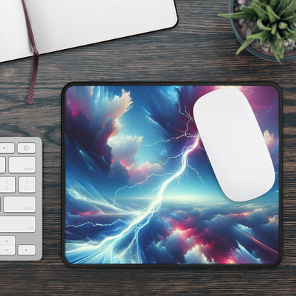 "Electricidad en el cielo" - The Alien Gaming Mouse Pad Estilo de arte digital