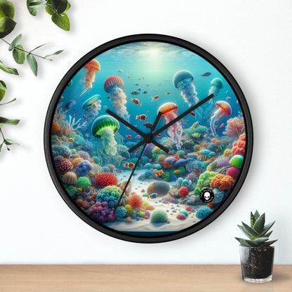 "Jellyfish Fantasy" - L'horloge murale extraterrestre