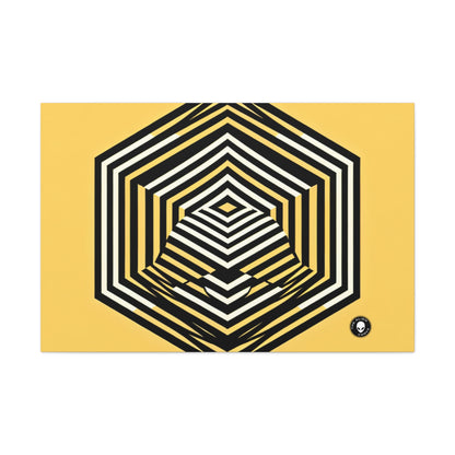 "Dynamic Illusions: Op Art Exploration" - The Alien Canva Optical Art (Op Art)