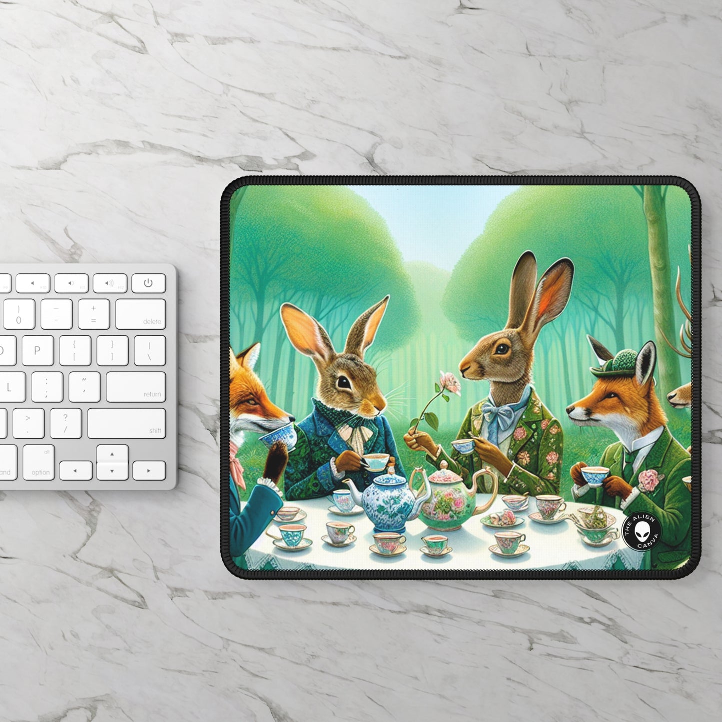 "Enchanted Tea in the Forest" - The Alien Gaming Mouse Pad