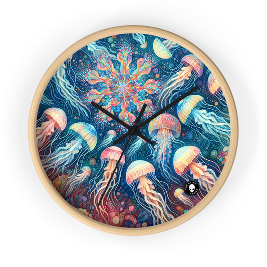 "Luminous Dance of the Deep" - The Alien Wall Clock