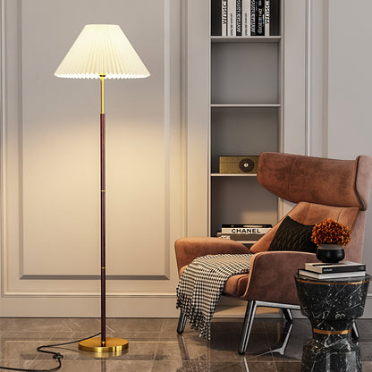 Living Room Sofa Cloth Retro Bedside Study Upright Desk Lamp