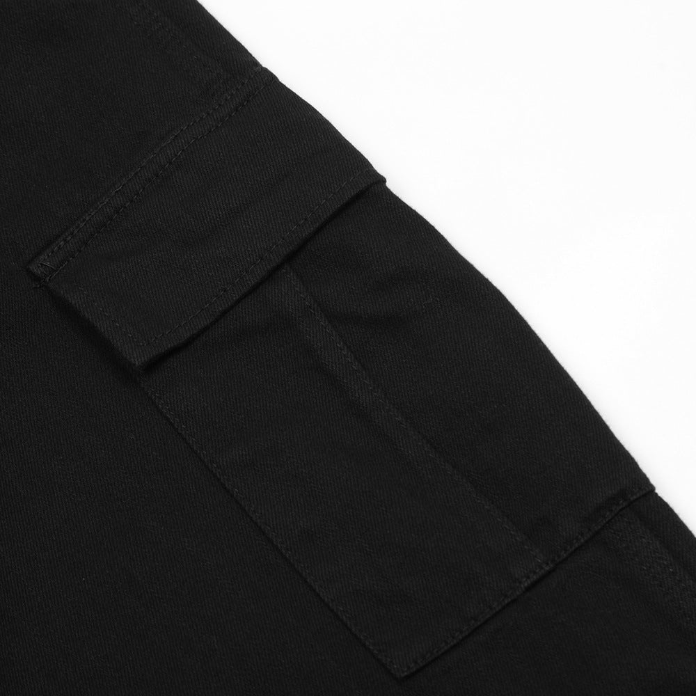 Pantalon décontracté droit imprimé lettre pour homme