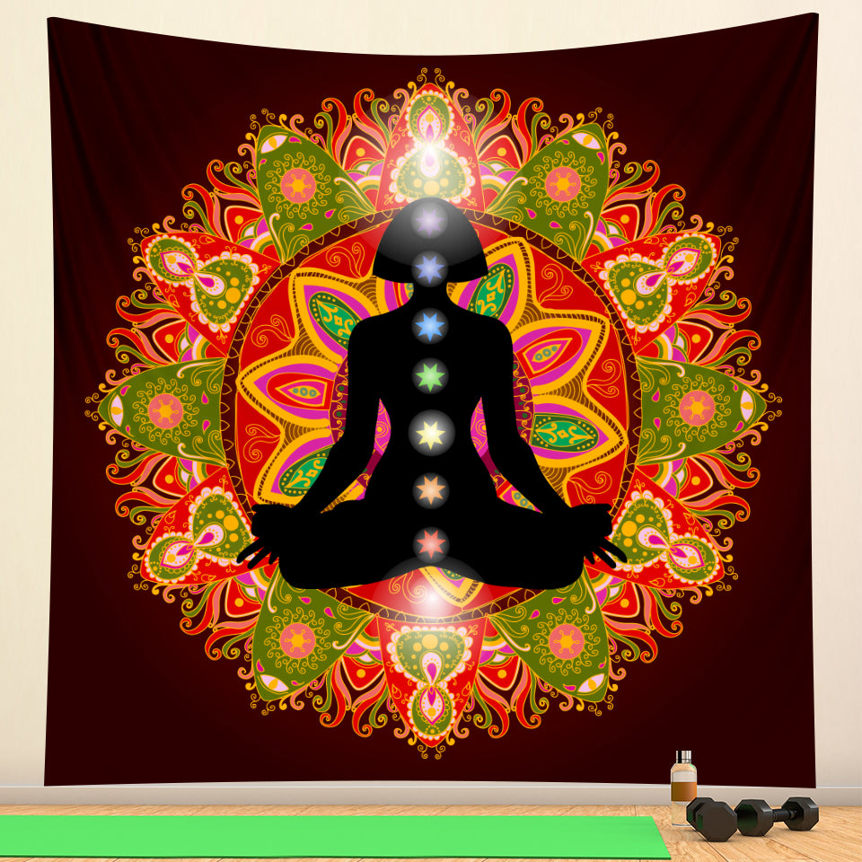 Nordic Background Cloth Background Wall Digital Printing Tapestry Yoga Meditation Home Decoration Tapestry