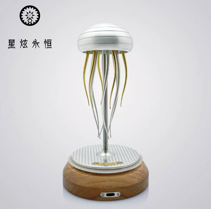 Mechanical Jellyfish Dance Creative Decoration Metal Dynamic Technology Tide Play Desktop