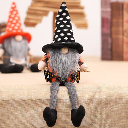 Nouveaux ornements de décoration de poupée de chapeau de Cape d'Halloween