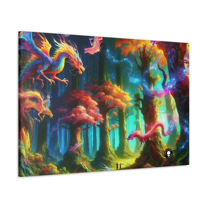 "El bosque arcoiris del dragón" - The Alien Canva