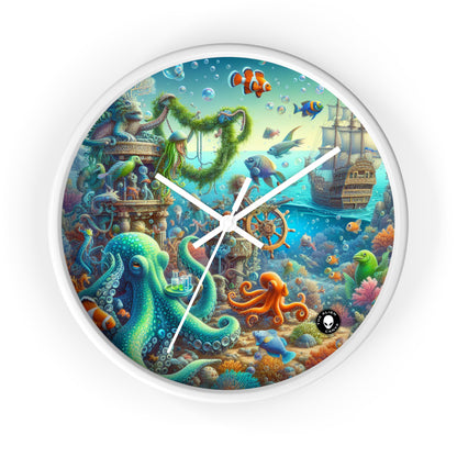 "Underwater Fiesta" - L'horloge murale extraterrestre