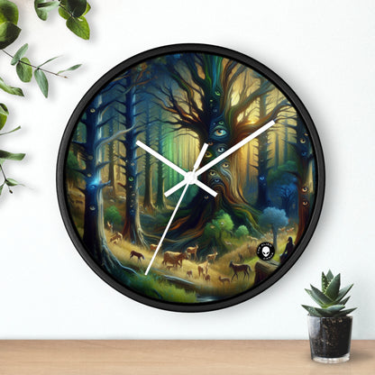 "Watchful Forest: The Trees with Eyes" - The Alien Wall Clock