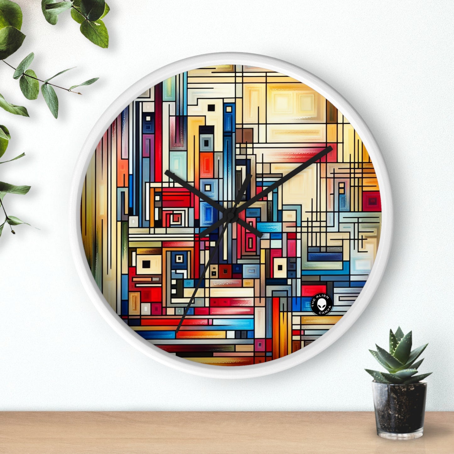 "Urban Symmetry: A Precisionist Perspective" - The Alien Wall Clock Precisionism