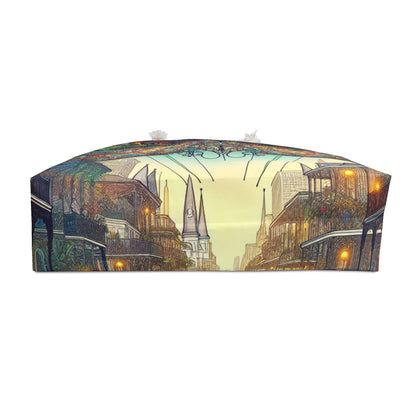 "Vivid Splendor: A Picture of New Orleans's French Quarter" - The Alien Weekender Bag Art Nouveau Style