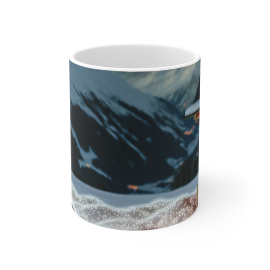 "Winter Hideaway" - La tasse en céramique Alien 11oz style photoréalisme