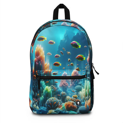 "Neon Reef: A Surreal Underwater Symphony" - The Alien Backpack