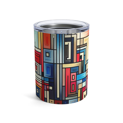 "Urban Symmetry: A Precisionist Perspective" - The Alien Tumbler 10oz Precisionism