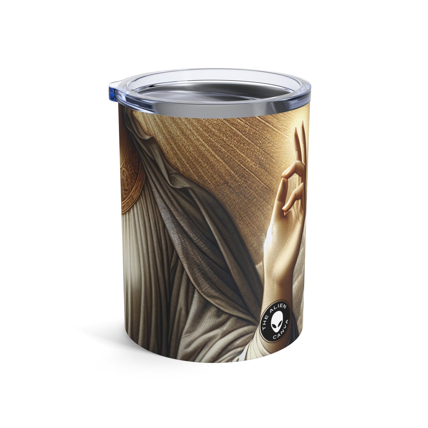 "La Madone Radiante" - L'Alien Tumbler 10oz Art Religieux