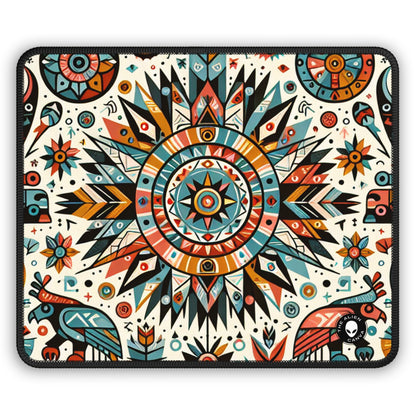 "Nature's Wisdom: An Indigenous Tribute" - The Alien Gaming Mouse Pad Indigenous Art