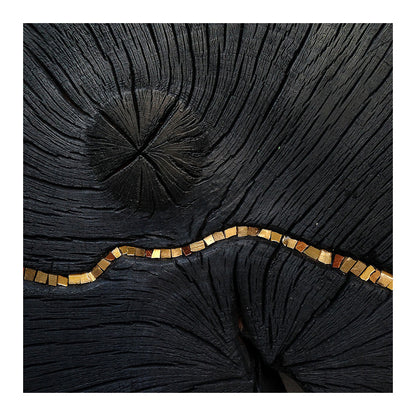 New Chinese Style, Simple Wooden Texture And Elegant Zen Paintings