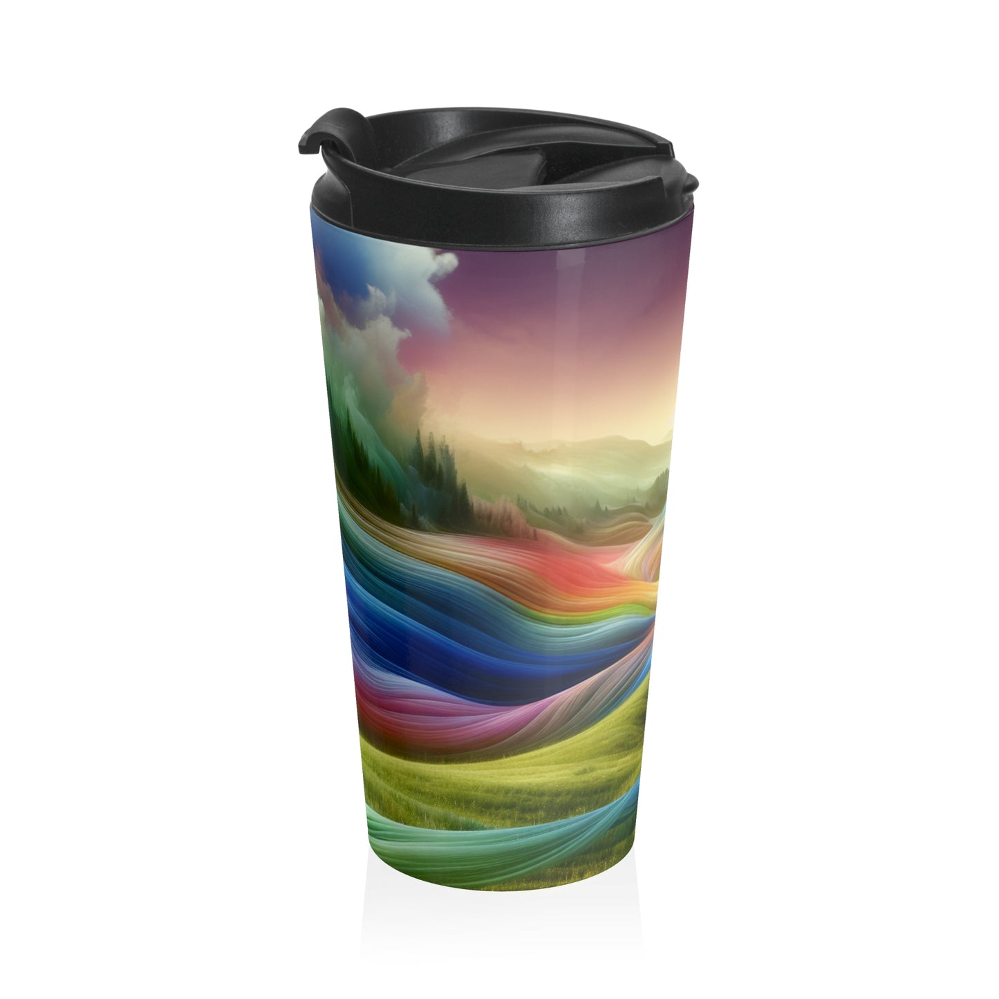 "Emotionally Charged Dreamscape" - The Alien Stainless Steel Travel Mug