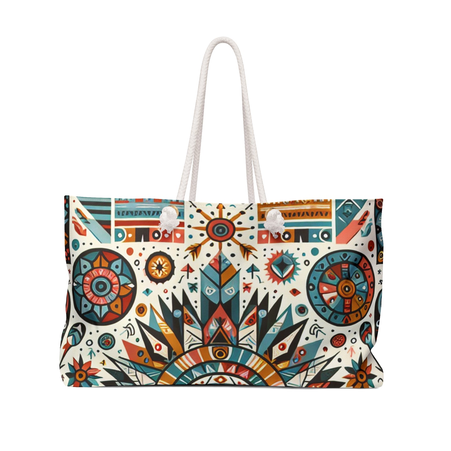 "Nature's Wisdom: An Indigenous Tribute" - The Alien Weekender Bag Indigenous Art