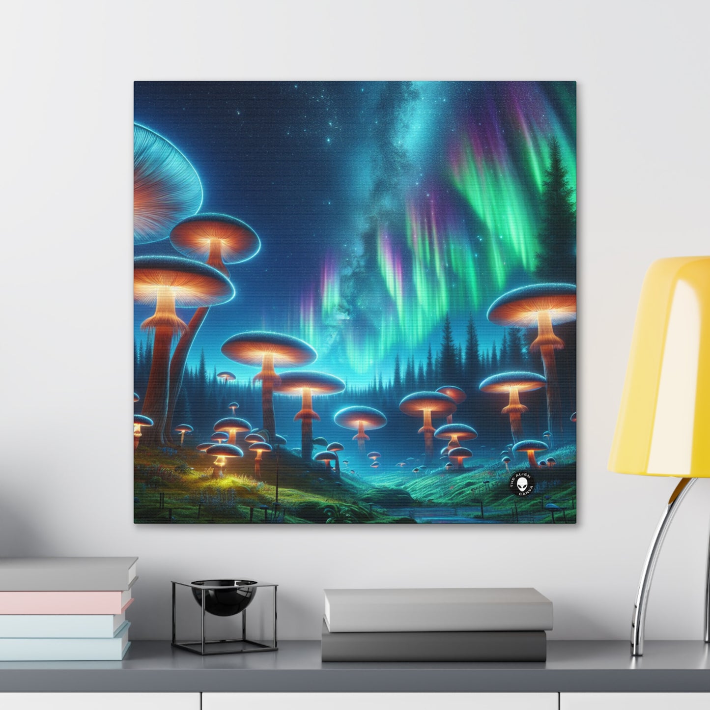 « Forêt de champignons enchantée » – The Alien Canva