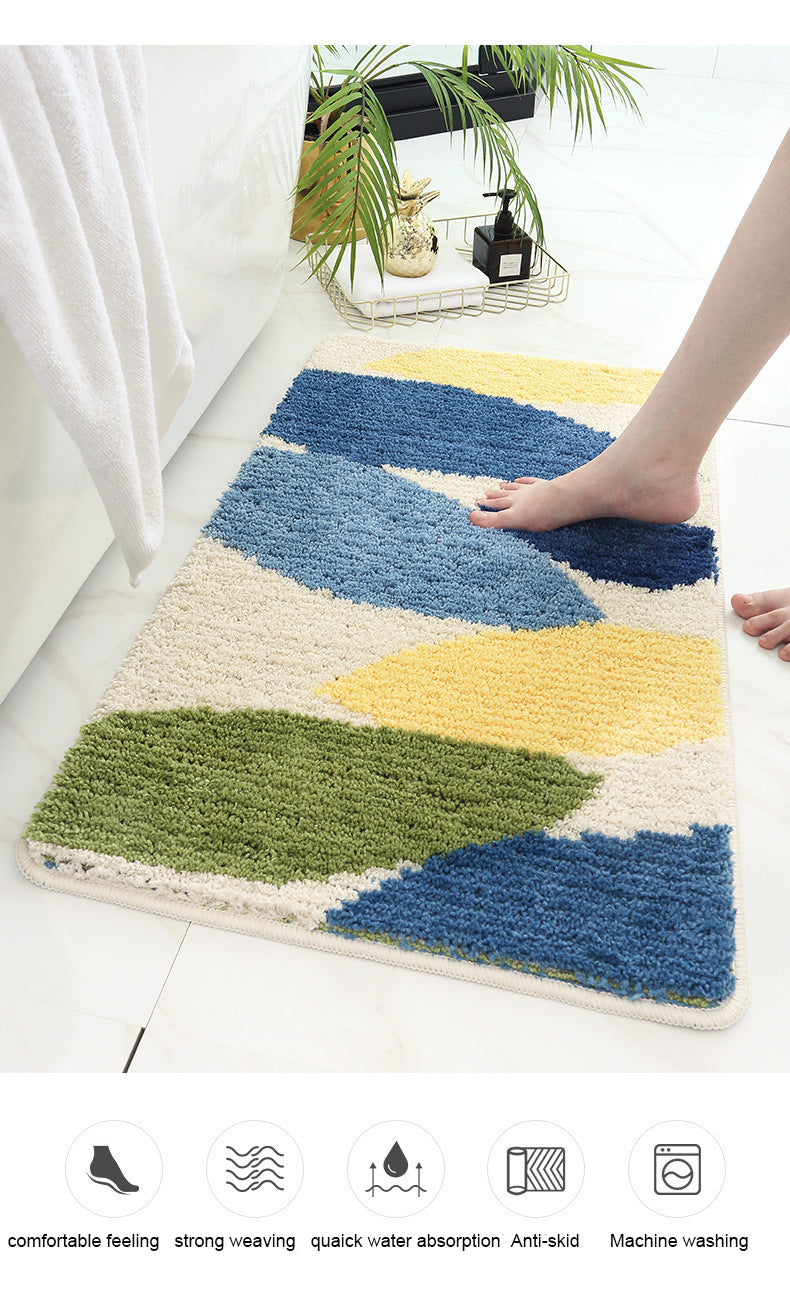 Tapis de bain à séchage rapide en microfibre