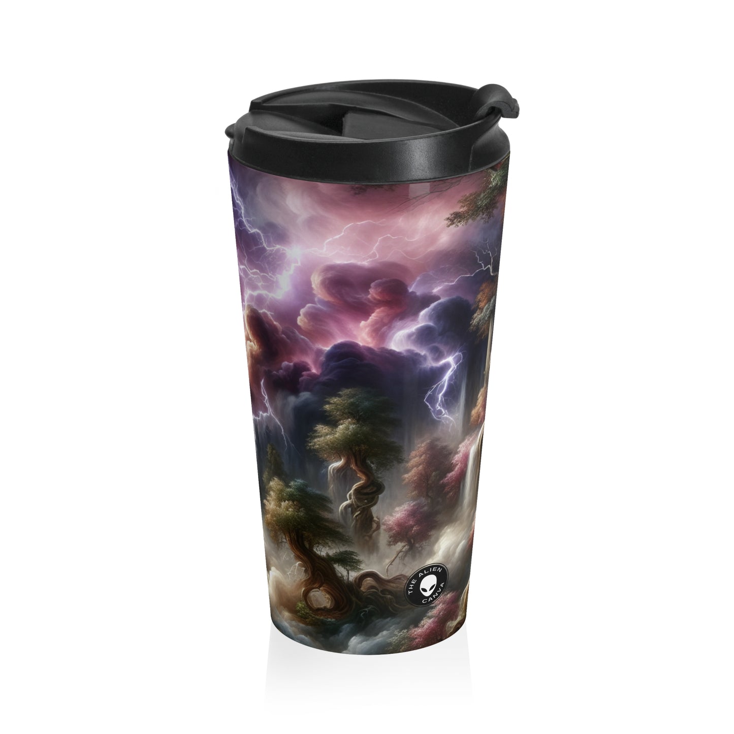 "Thunderstruck Forest" - The Alien Stainless Steel Travel Mug