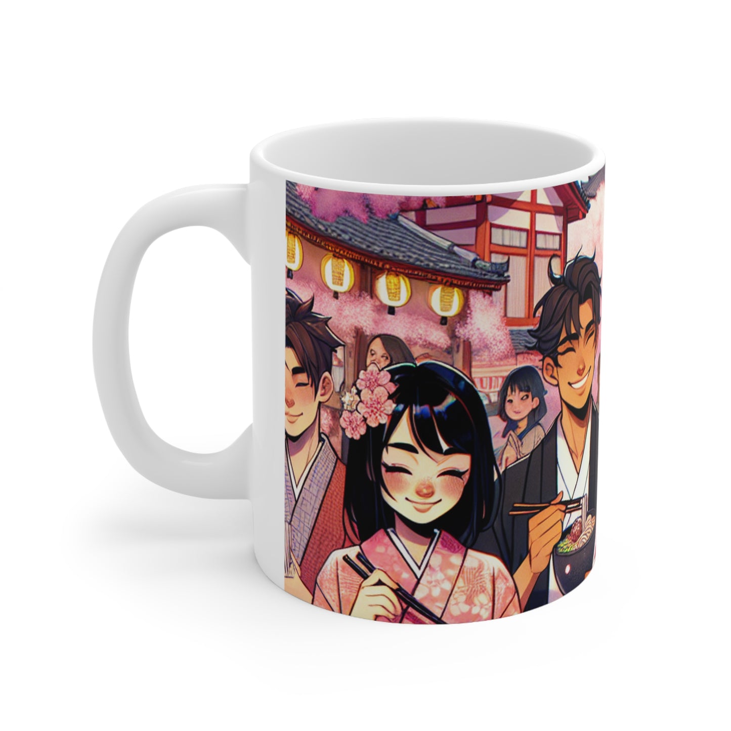 "Brush of Wonders: An Artist's Awakening" - The Alien Ceramic Mug 11oz Manga/Anime Art