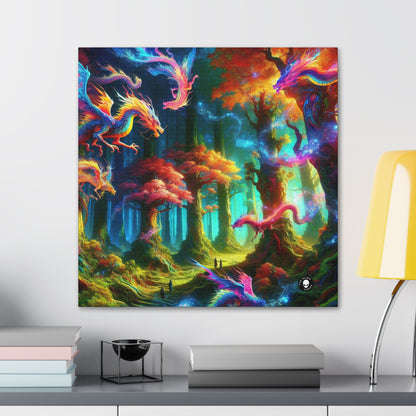 "El bosque arcoiris del dragón" - The Alien Canva