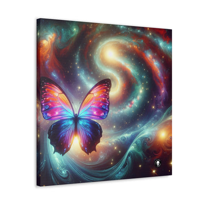 "Galactic Butterfly: A Cosmic Spectacle" - The Alien Canva