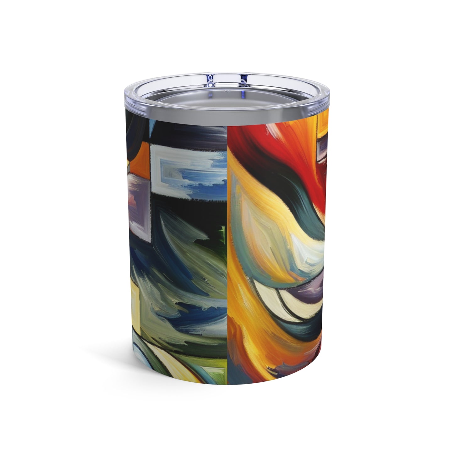 "A Tension of Shapes" - The Alien Tumbler 10oz Abstract Expressionism Style