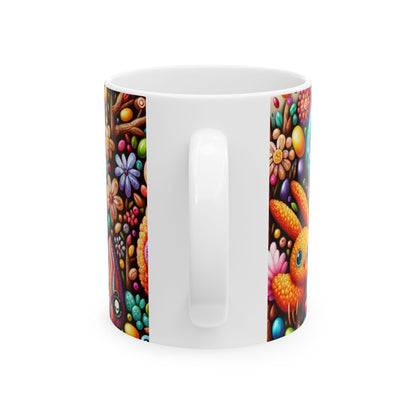 "Jellybean Forest Fantasy" - The Alien Ceramic Mug 11oz