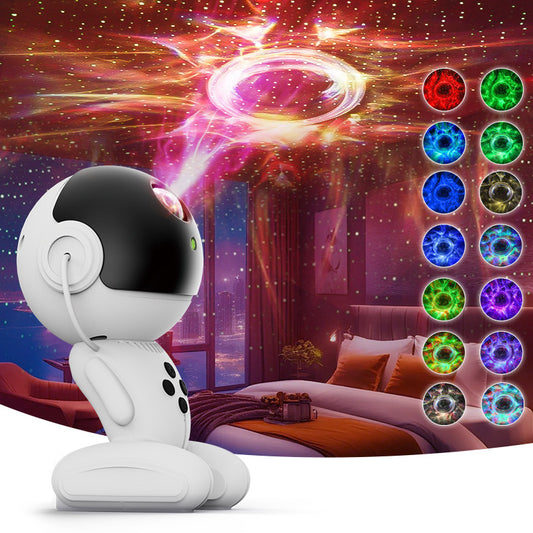 Robot Star Light Projection Lamp Starry Sky Mini Projector