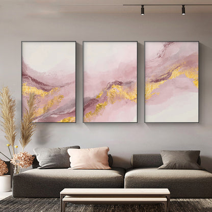 Póster de pintura abstracta en lienzo para decoración de sala de estar