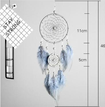 Modern simple looking up at the starry sky series dream catcher