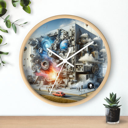 "Symbolic Transformations: Conceptual Realism in Everyday Objects" - The Alien Wall Clock Conceptual Realism