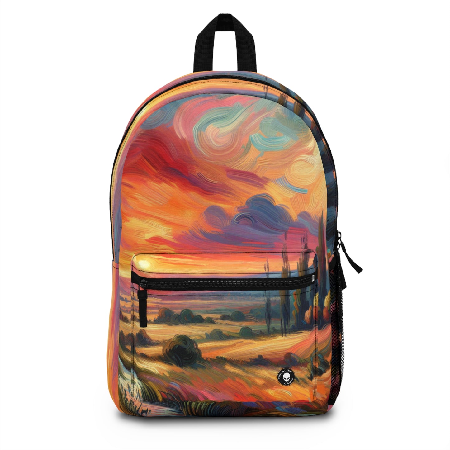 "Harmonious Vistas: A Post-Impressionist Celebration of Nature and Rural Life" - The Alien Backpack Post-Impressionism