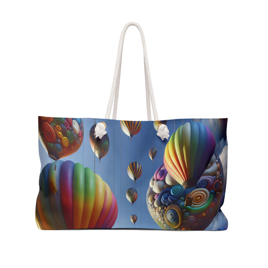 "Horizonte emocional: un paisaje surrealista en forma de globo" - The Alien Weekender Bag