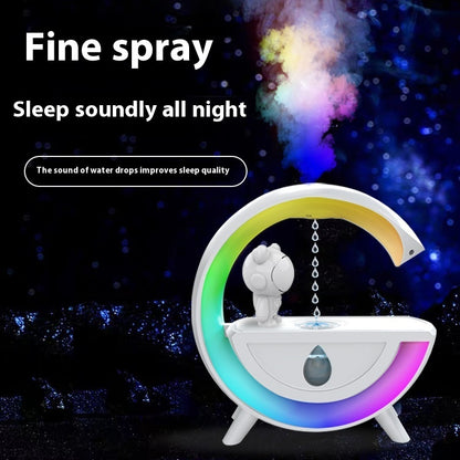 Humidificateur anti-gravité à reflux de gouttes d'eau, lumière d'ambiance