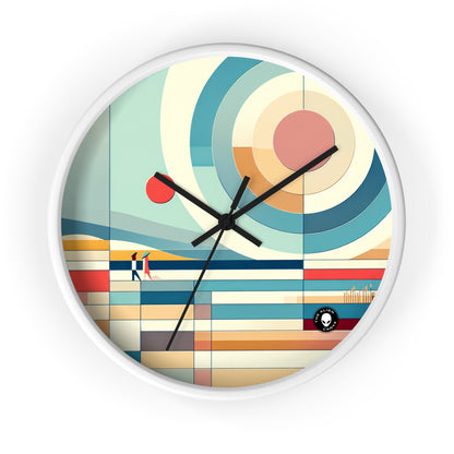 Tranquil Reflections: A Minimalist Zen Garden Artwork - The Alien Wall Clock Minimalism